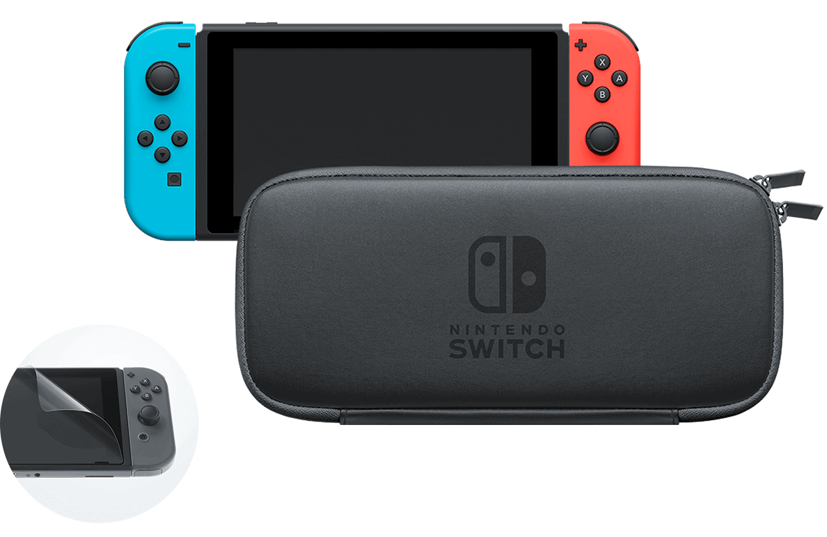 Nintendo Switch hordozótáska és képernyővédő